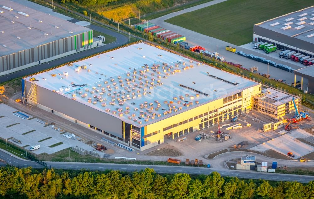 Luftbild Bergkamen - Baustelle zum Neubau Logistikpark der Herbert Heldt KG in Bergkamen im Bundesland Nordrhein-Westfalen, Deutschland