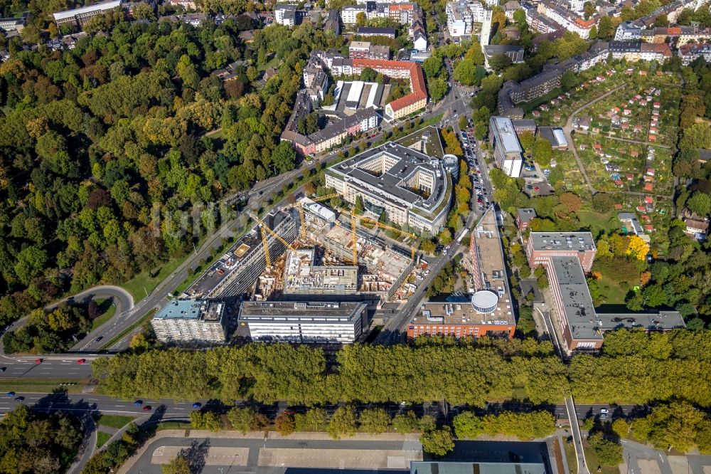 Luftbild Dortmund - Baustelle zum Neubau einer Mehrfamilienhaus-Wohnanlage Berswordt-Quartier in Dortmund im Bundesland Nordrhein-Westfalen, Deutschland