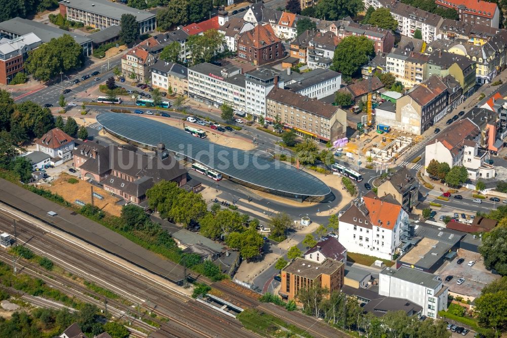 Luftbild Herne - Baustelle zum Neubau einer Mehrfamilienhaus-Wohnanlage K111 Herne im Bundesland Nordrhein-Westfalen, Deutschland