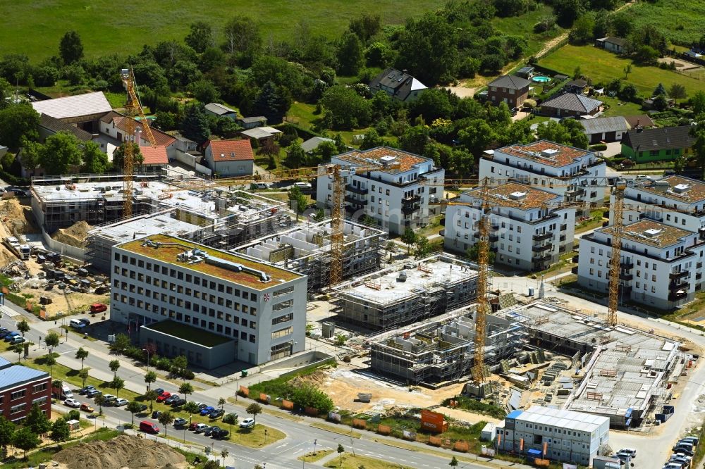 Luftaufnahme Schönefeld - Baustelle Zum Neubau Einer Mehrfamilienhaus ...