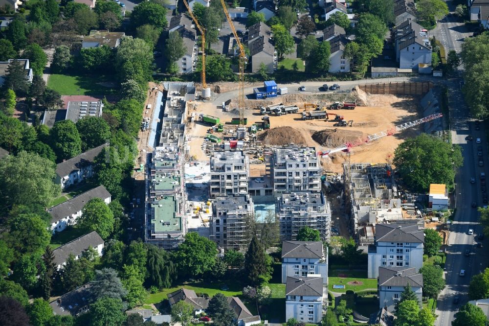 Luftbild Bonn - Baustelle zum Neubau einer Mehrfamilienhaus-Wohnanlage Siebengebirgsterrassen durch die Firma Soka-Bau an der Deutschherrenstraße in Bonn im Bundesland Nordrhein-Westfalen, Deutschland