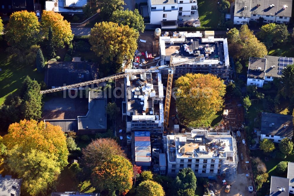 Hamburg von oben - Baustelle zum Neubau einer Mehrfamilienhaus-Wohnanlage Trenknerweg im Ortsteil Altona in Hamburg, Deutschland