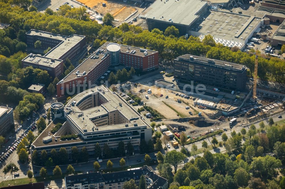 Luftbild Dortmund - Baustelle zum Neubau einer Mehrfamilienhaus-Wohnanlage der Vivawest Wohnen GmbH in Dortmund im Bundesland Nordrhein-Westfalen, Deutschland