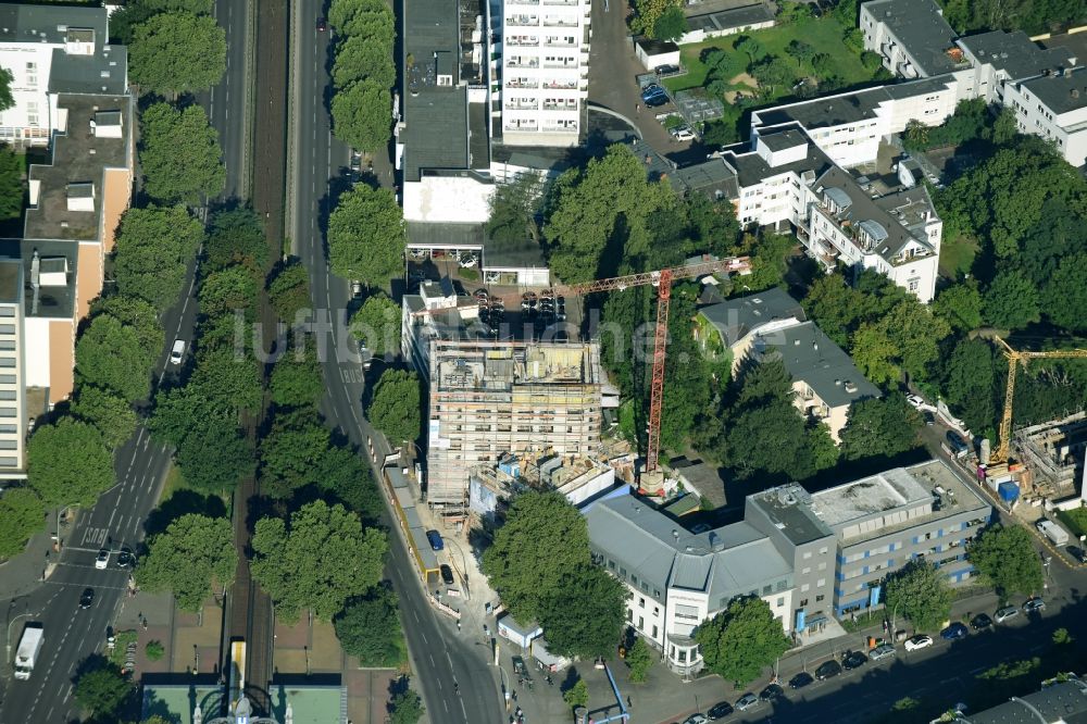 Luftbild Berlin - Baustelle zum Neubau neben dem U-Bahnhof Nollendorfplatz in Berlin, Deutschland