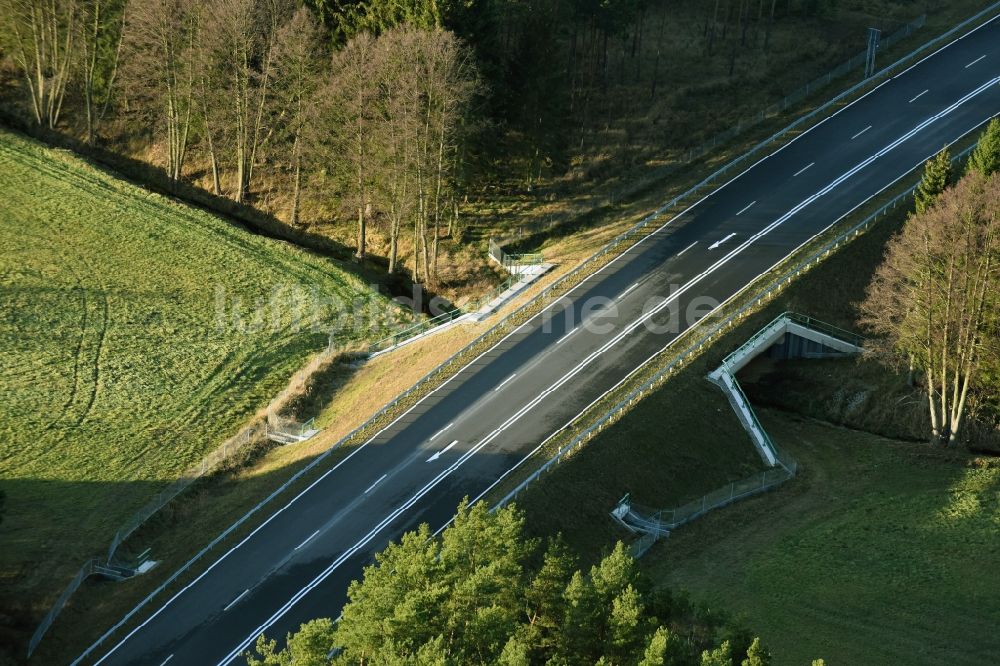 Luftaufnahme Brieskow-Finkenheerd - Baustelle zum Neubau der OU Ortsumfahrung der Bundesstraße B112 in Brieskow-Finkenheerd im Bundesland Brandenburg