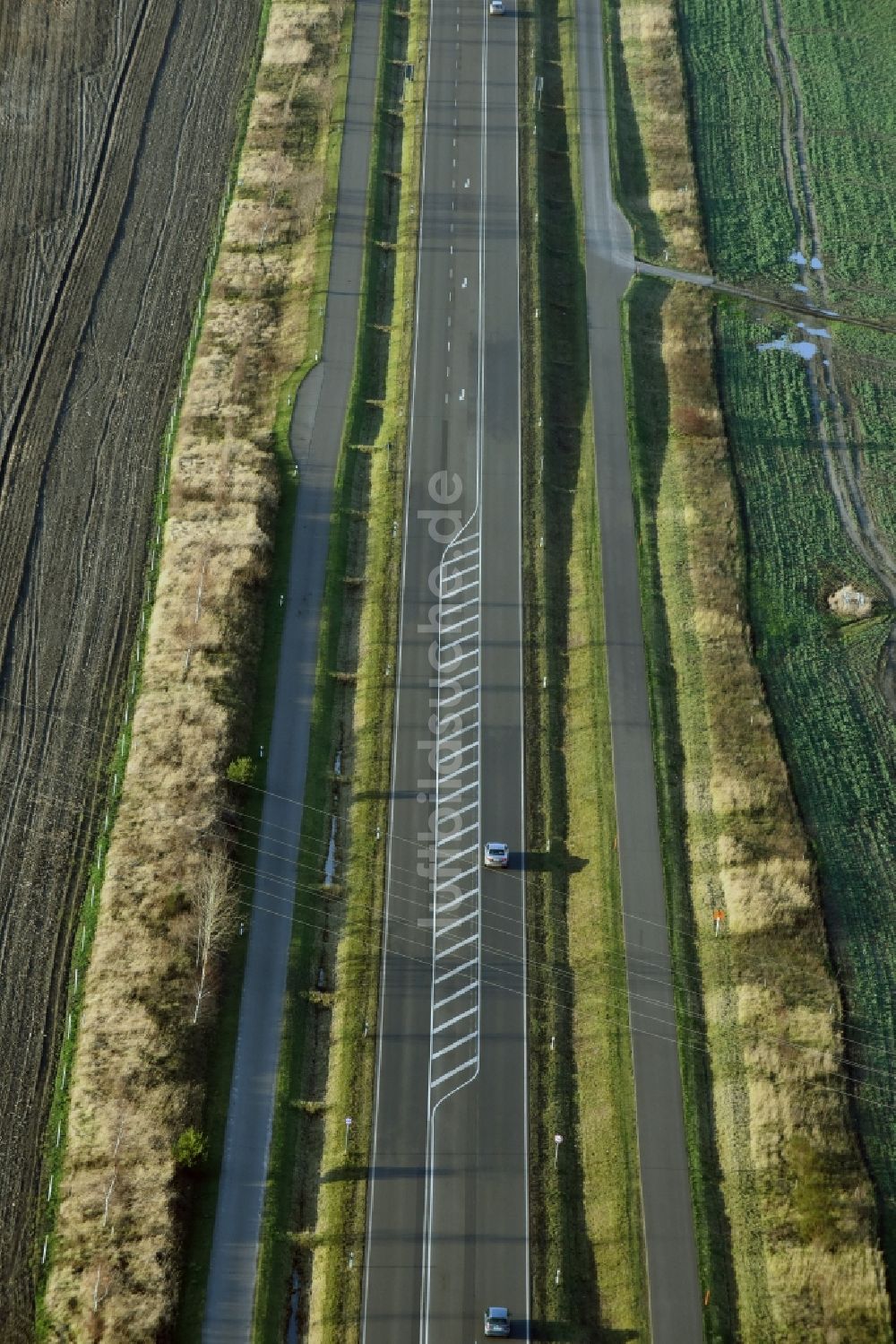 Luftbild Brieskow-Finkenheerd - Baustelle zum Neubau der OU Ortsumfahrung der Bundesstraße B112 in Brieskow-Finkenheerd im Bundesland Brandenburg