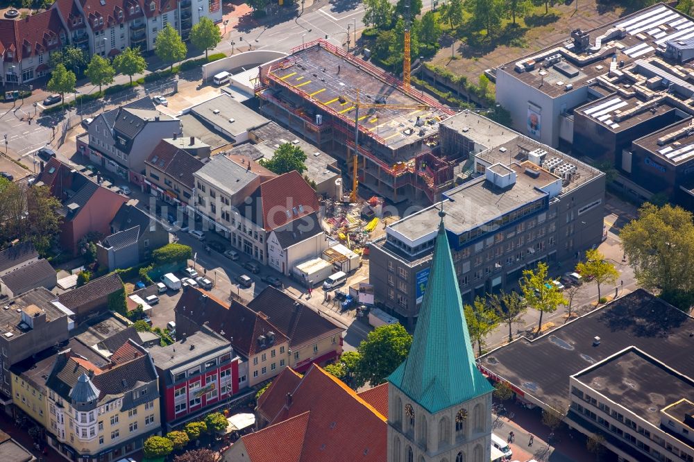 Hamm aus der Vogelperspektive: Baustelle zum Neubau eines Pressehauses der Zeitung Westfälischer Anzeiger in Hamm im Bundesland Nordrhein-Westfalen