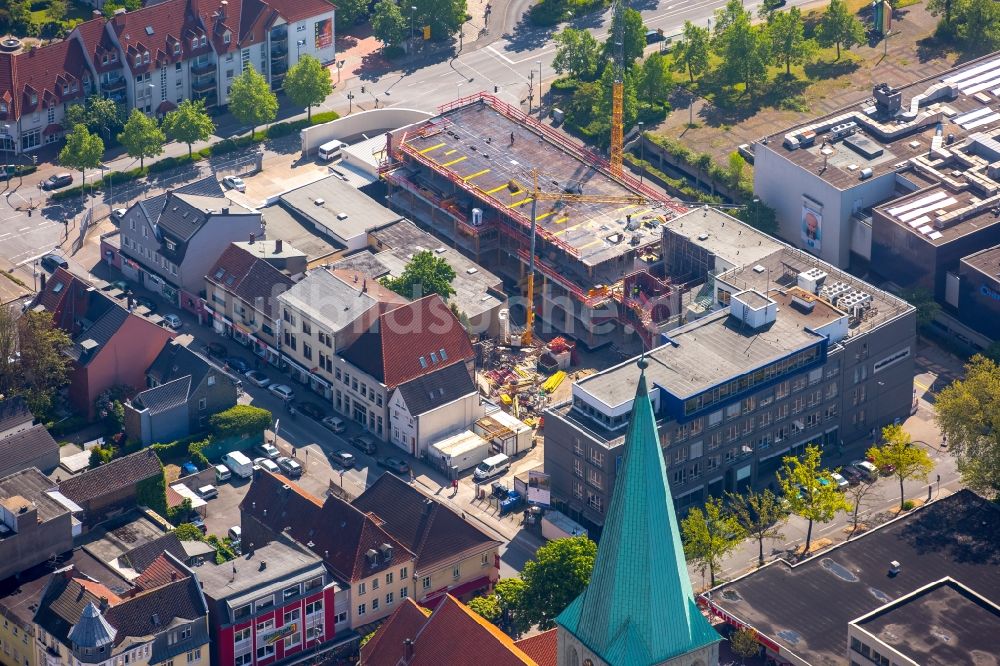 Luftbild Hamm - Baustelle zum Neubau eines Pressehauses der Zeitung Westfälischer Anzeiger in Hamm im Bundesland Nordrhein-Westfalen