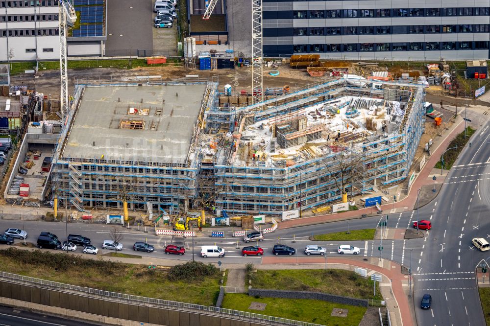 Duisburg Aus Der Vogelperspektive: Baustelle Zum Neubau Einer