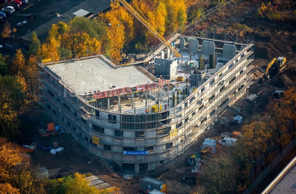 Witten aus der Vogelperspektive: Baustelle zum Neubau eines Ärztezentrums an der Pferdebachstraße in Witten im Bundesland Nordrhein-Westfalen