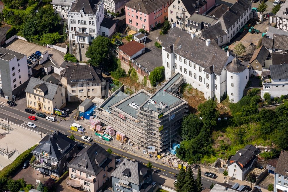 Arnsberg aus der Vogelperspektive: Baustelle zum Neubau des Sauerland-Museum an der Ruhrstraße in Arnsberg im Bundesland Nordrhein-Westfalen, Deutschland