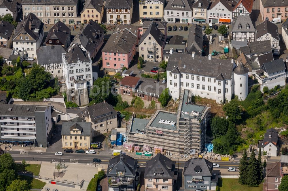 Luftbild Arnsberg - Baustelle zum Neubau des Sauerland-Museum an der Ruhrstraße in Arnsberg im Bundesland Nordrhein-Westfalen, Deutschland