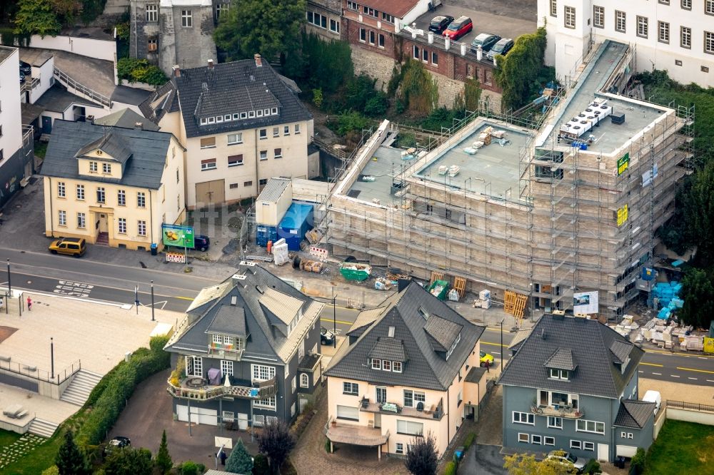 Luftbild Arnsberg - Baustelle zum Neubau des Sauerland-Museum an der Ruhrstraße in Arnsberg im Bundesland Nordrhein-Westfalen, Deutschland