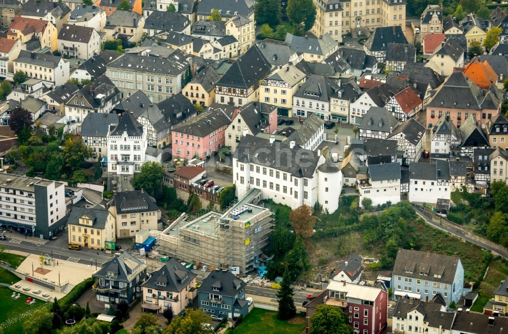 Luftaufnahme Arnsberg - Baustelle zum Neubau des Sauerland-Museum an der Ruhrstraße in Arnsberg im Bundesland Nordrhein-Westfalen, Deutschland