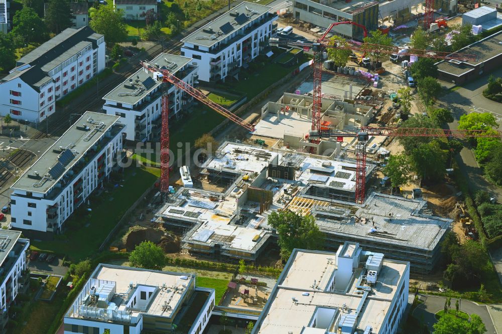 Luftbild Köln - Baustelle zum Neubau des Schulgebäudes der Gesamtschule in Köln im Bundesland Nordrhein-Westfalen, Deutschland