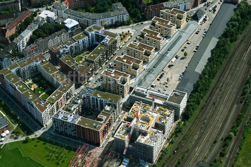 Luftaufnahme Hamburg - Baustelle zum Neubau des Schulgebäudes der Kurt-Tucholsky-Stadtteilschule am Recha-Ellern-Weg in Hamburg, Deutschland