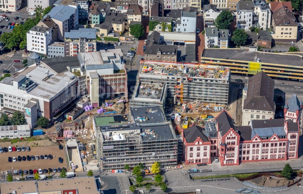 Dortmund aus der Vogelperspektive: Baustelle zum Neubau der Sparkassenakademie NRW im Ortsteil Hörde in Dortmund im Bundesland Nordrhein-Westfalen, Deutschland