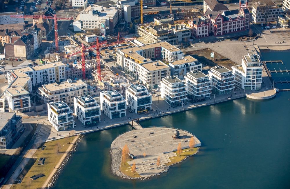 Luftaufnahme Dortmund - Baustelle zum Neubau der Sparkassenakademie NRW im Ortsteil Hörde in Dortmund im Bundesland Nordrhein-Westfalen, Deutschland