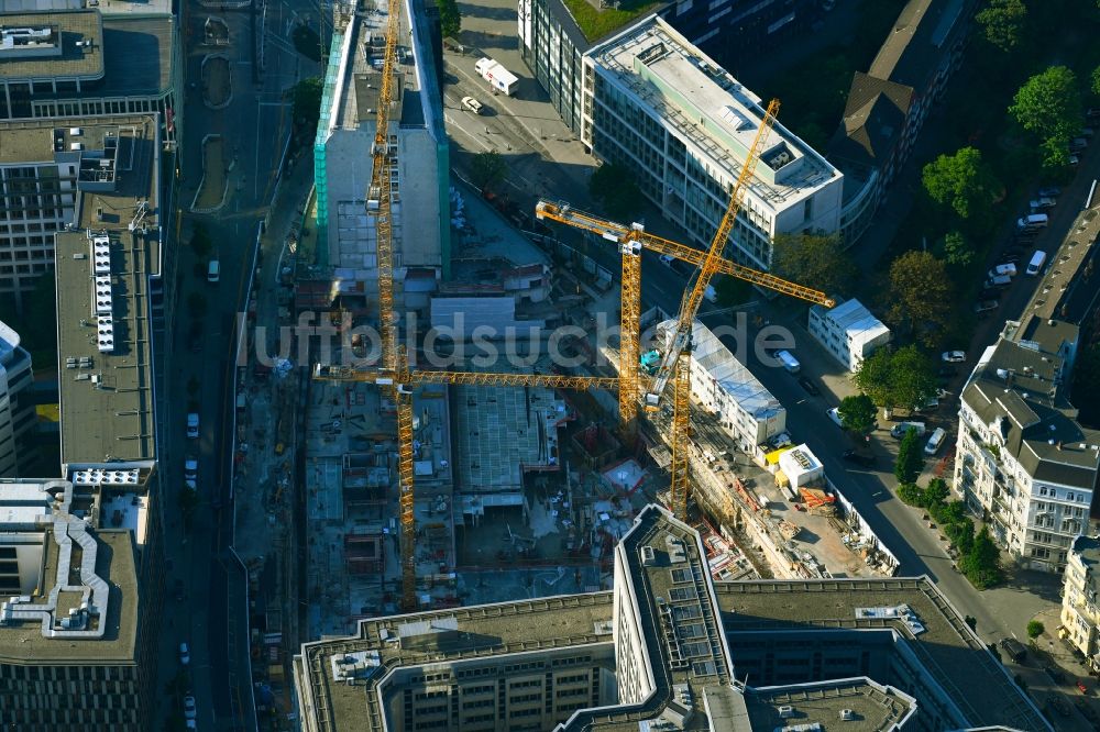 Hamburg von oben - Baustelle zum Neubau des Springer Quartier in Hamburg, Deutschland