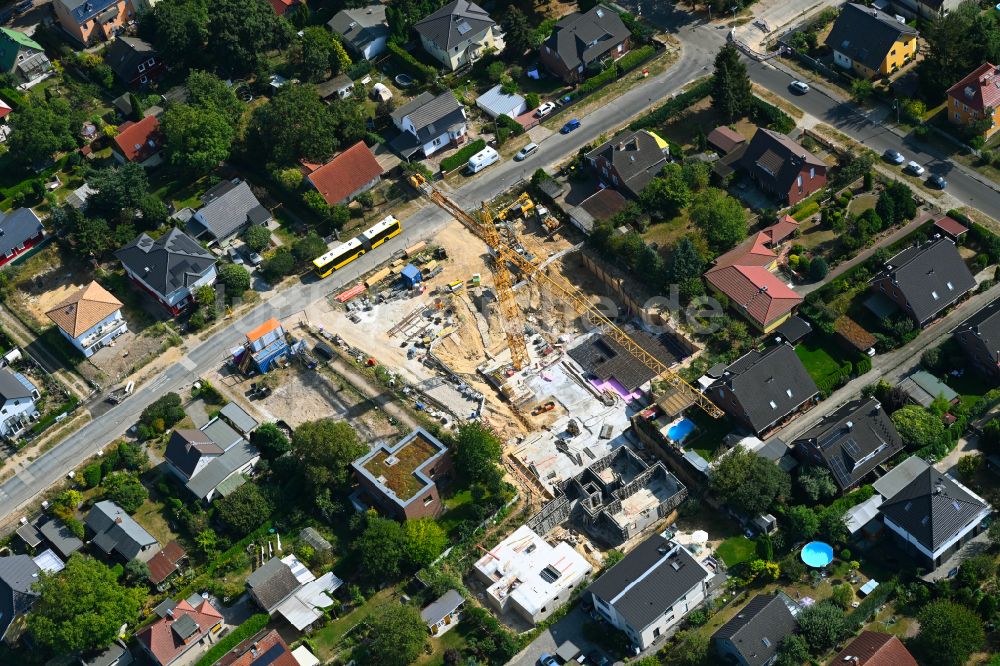 Berlin aus der Vogelperspektive: Baustelle zum Neubau eines Stadthauses in Berlin, Deutschland