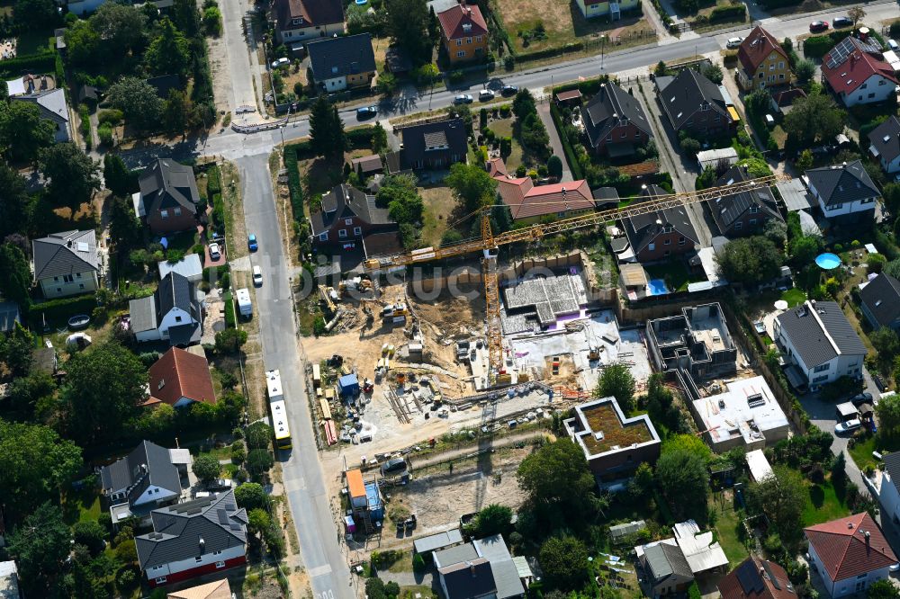 Berlin aus der Vogelperspektive: Baustelle zum Neubau eines Stadthauses in Berlin, Deutschland