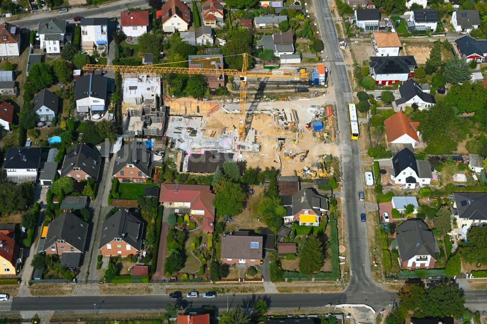 Berlin aus der Vogelperspektive: Baustelle zum Neubau eines Stadthauses in Berlin, Deutschland