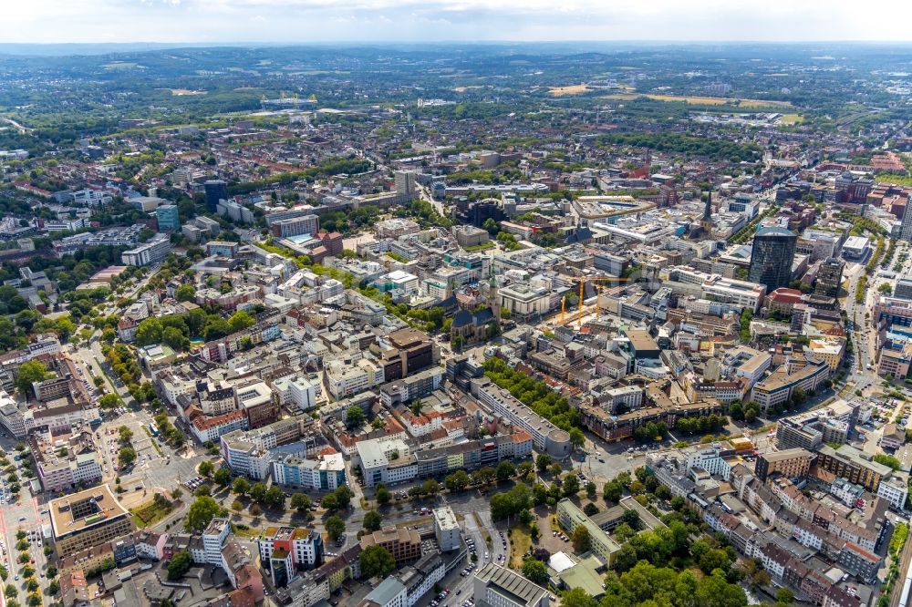 Luftaufnahme Dortmund - Baustelle zum Neubau eines Studenten- Wohnheim - Gebäude Studentenwohnhaus BaseCamp in Dortmund im Bundesland Nordrhein-Westfalen, Deutschland