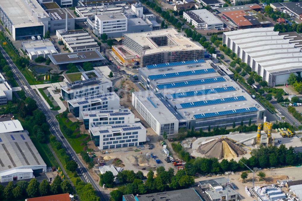 Luftbild Göttingen - Baustelle zum Neubau des Unternehmens- Verwaltungsgebäude Sartorius in Göttingen im Bundesland Niedersachsen, Deutschland