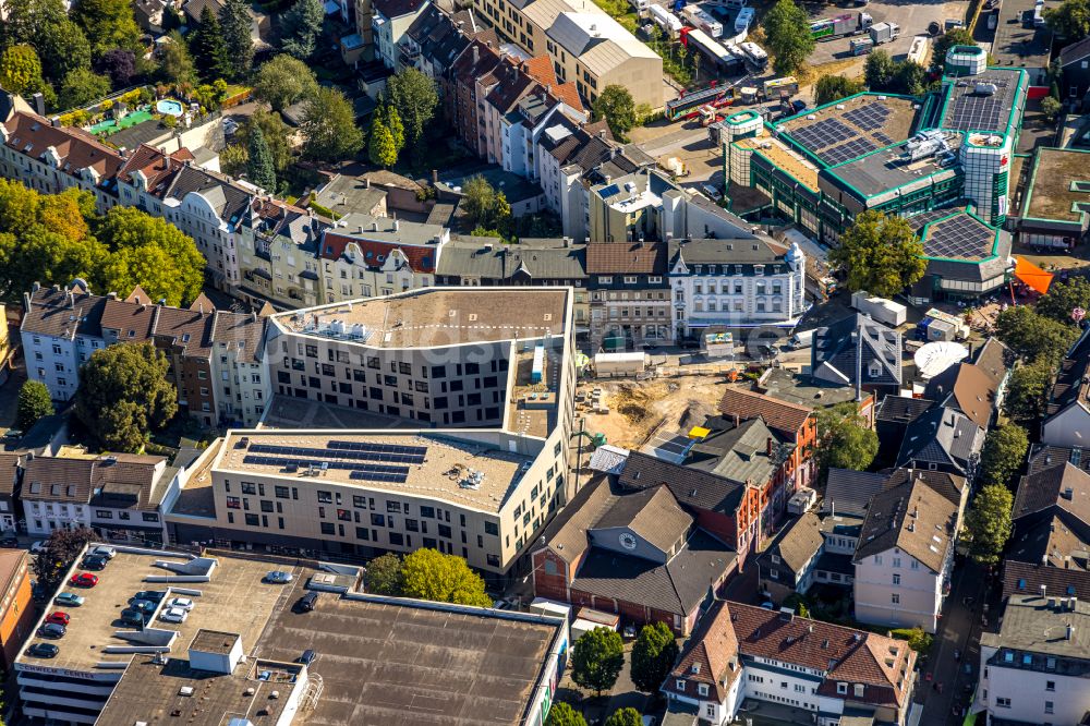 Luftaufnahme Schwelm - Baustelle zum Neubau der Veranstaltungshalle in Schwelm im Bundesland Nordrhein-Westfalen, Deutschland