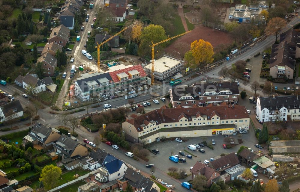 Luftbild Dinslaken - Baustelle zum Neubau der Wohnanlage Averbruch-Quartier in Dinslaken im Bundesland Nordrhein-Westfalen