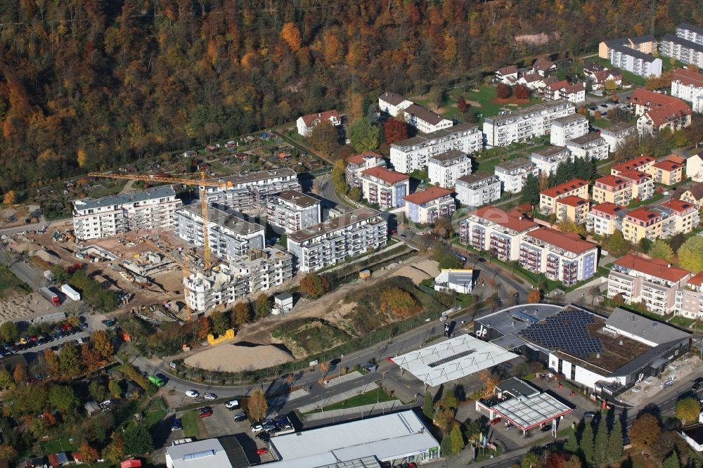 Luftaufnahme Schopfheim - Baustelle zum Neubau der Wohnanlage und des Neubaugebiet Schleife in Schopfheim im Bundesland Baden-Württemberg