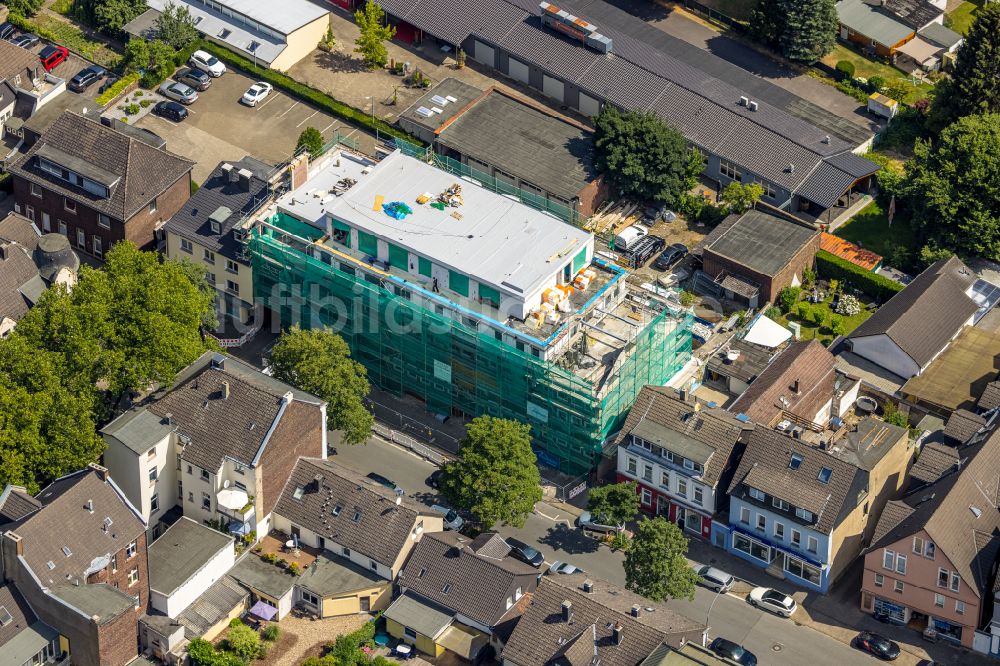 Luftaufnahme Dortmund - Baustelle zum Neubau eines Wohnhauses an der Alte Benninghofer Straße in Dortmund im Bundesland Nordrhein-Westfalen, Deutschland