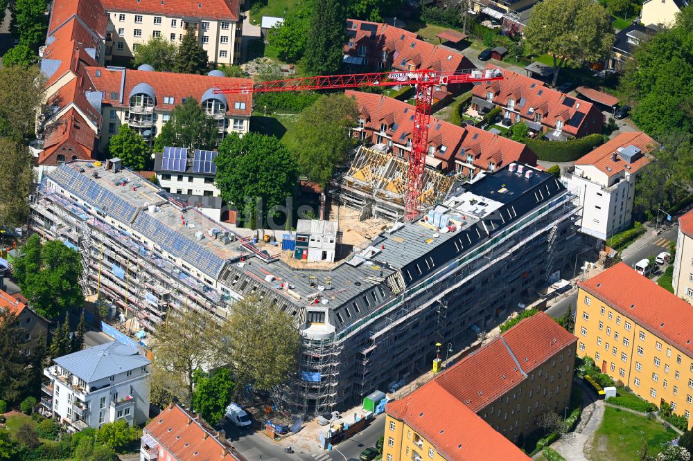 Berlin aus der Vogelperspektive: Baustelle zum Neubau eines Wohnhauses CÖ Berlin in Berlin, Deutschland