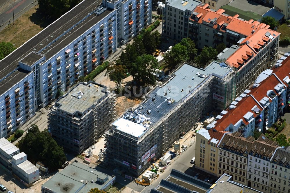 Leipzig Von Oben - Baustelle Zum Neubau Eines Wohnhauses An Der ...