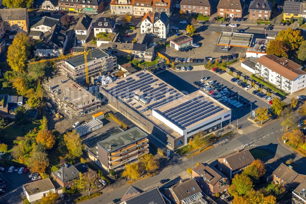 Hamm aus der Vogelperspektive: Baustelle zum Neubau eines Wohnhauses des Projekts Heessener Gärten Kleine Amtsstraße in Hamm im Bundesland Nordrhein-Westfalen, Deutschland