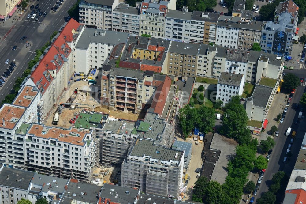 Berlin von oben - Baustelle zum Neubau des Wohnquartier „ Carré Raimar “ in Berlin Charlottenburg