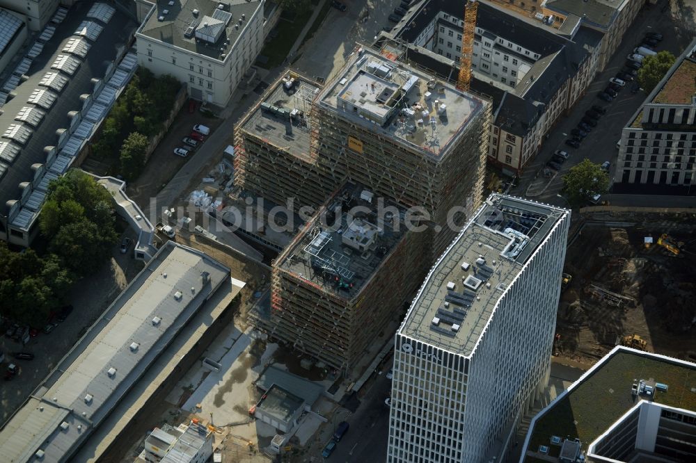 Berlin von oben - Baustelle zum Neubau der Zentrale von 50Hertz in der Europacity an der Heidestraße in Berlin