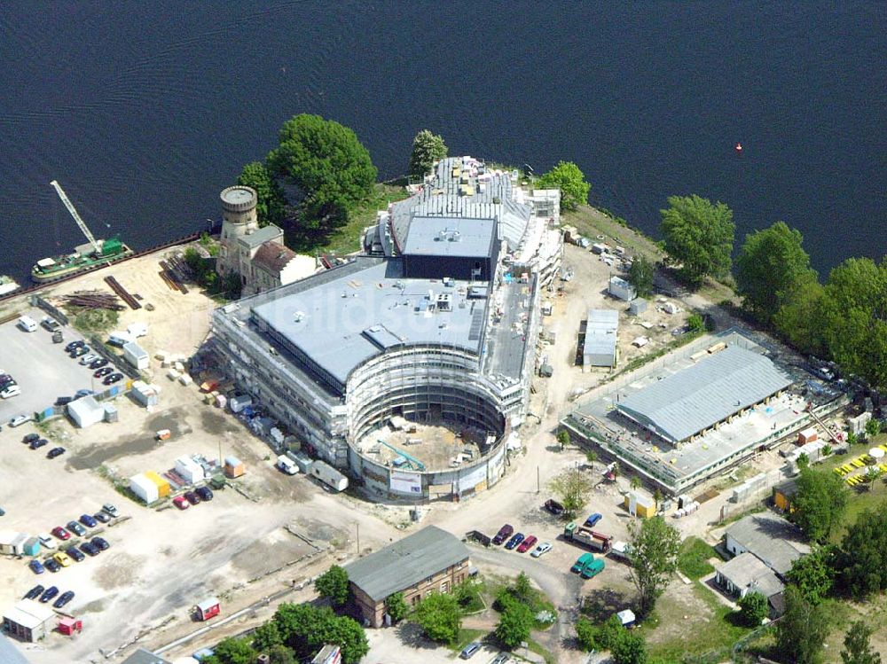 Potsdam / BRB aus der Vogelperspektive: Baustelle zum neuen Hans Otto Theater