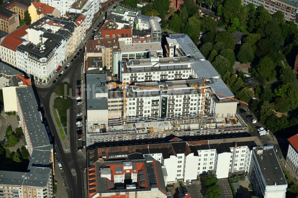 Luftbild Berlin - Baustelle zum Umbau und Ausbau des ...