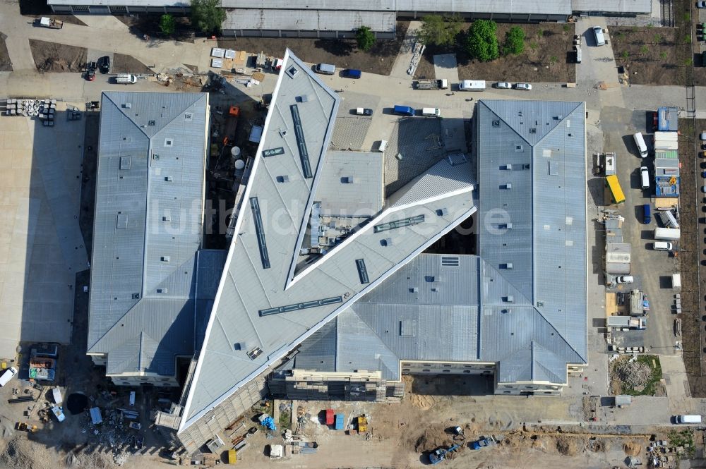 Luftbild Dresden - Baustelle zum Umbau Militärhistorisches Museum der Bundeswehr ( MHM ) in Dresden im Bundesland Sachsen