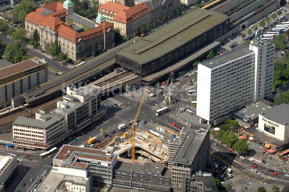 Luftaufnahme Berlin - Baustelle zum Zoofenster Hochhaus am Hardenbergplatz