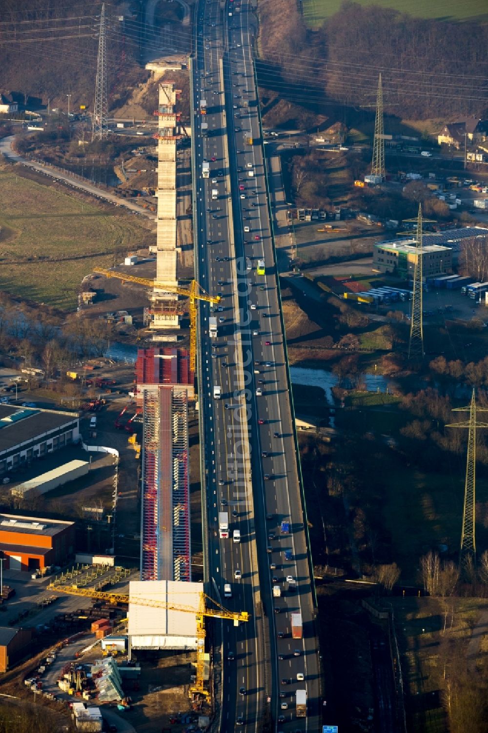 Hagen Aus Der Vogelperspektive: Baustelle Zur Modernisierung Der ...