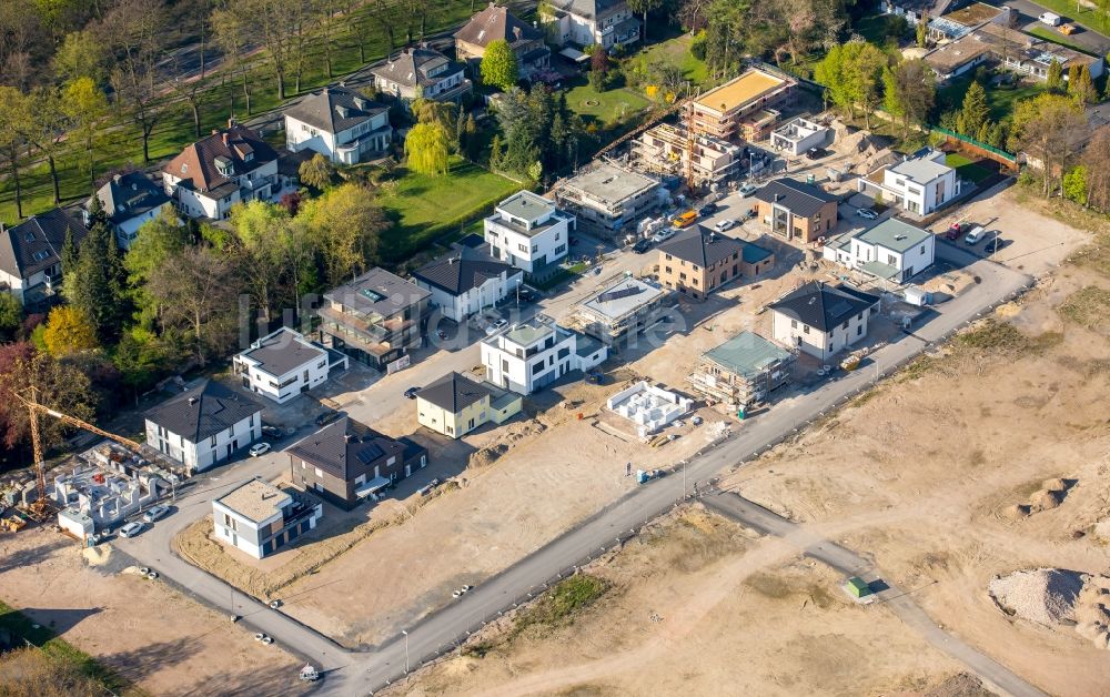 Luftbild Hamm - Baustellen und Einfamilienhäuser im Norden der Industriebrache Paracelsuspark und Bauprojekt Science Quarter SCI:Q in Hamm im Bundesland Nordrhein-Westfalen