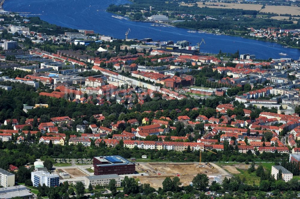 Luftbild Rostock - Baustellen Uni- Campus Südstadt Rostock im Bundesland Mecklenburg-Vorpommern