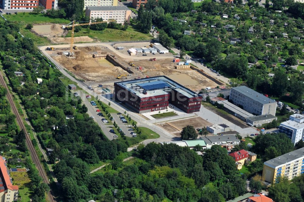 Rostock von oben - Baustellen Uni- Campus Südstadt Rostock im Bundesland Mecklenburg-Vorpommern