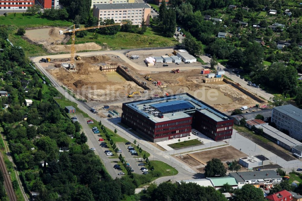 Rostock aus der Vogelperspektive: Baustellen Uni- Campus Südstadt Rostock im Bundesland Mecklenburg-Vorpommern