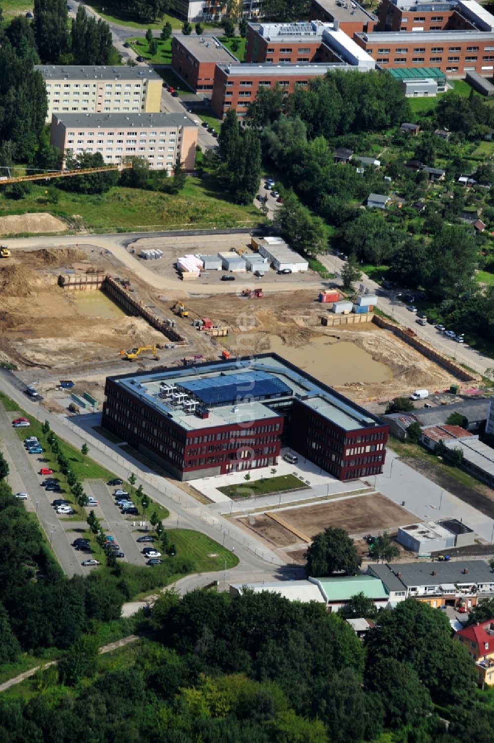 Luftbild Rostock - Baustellen Uni- Campus Südstadt Rostock im Bundesland Mecklenburg-Vorpommern