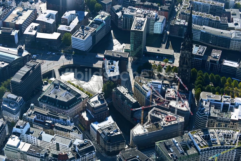 Hamburg von oben - Baustellen zum Neubau eines Stadtquartiers BURSTAH in Hamburg, Deutschland