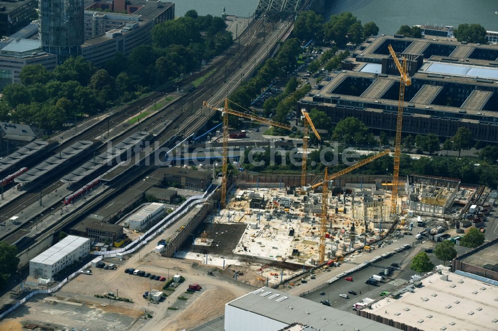 Luftbild Köln - Baustellen zum Neubau eines Stadtquartiers MesseCity Köln im Ortsteil Innenstadt in Köln im Bundesland Nordrhein-Westfalen - NRW, Deutschland