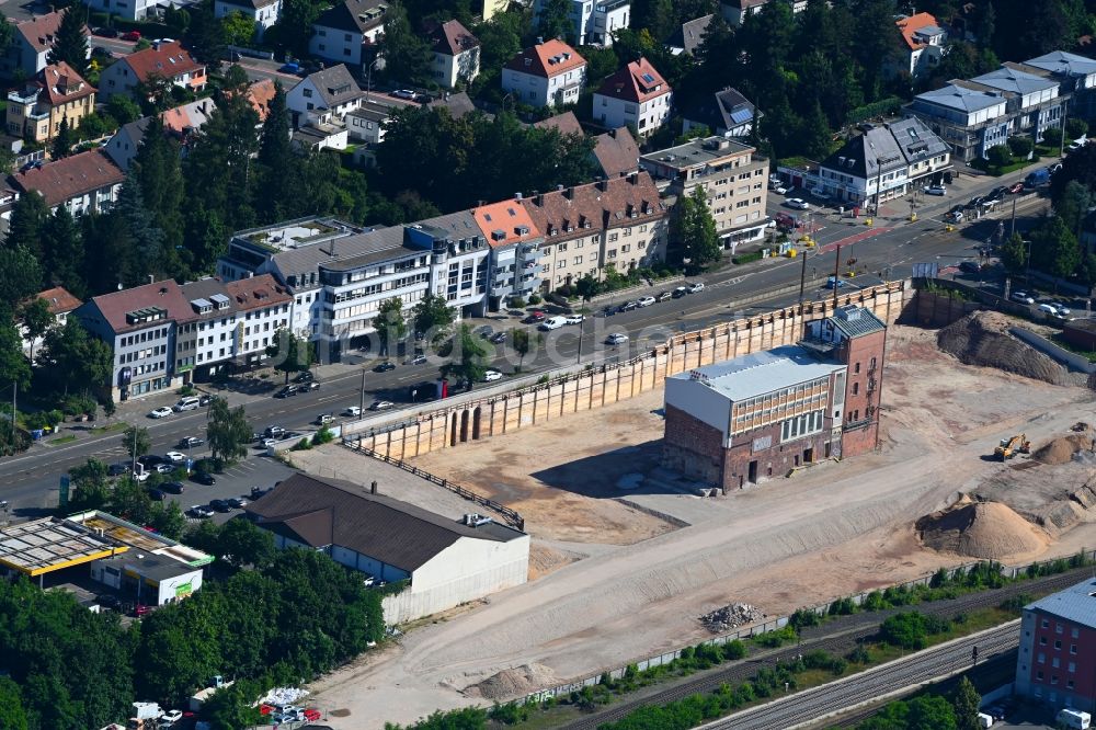 Luftbild Nürnberg - Baustellen zum Neubau eines Stadtquartiers im Ortsteil Sankt Jobst in Nürnberg im Bundesland Bayern, Deutschland